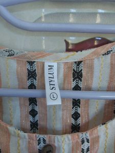 Striped Casual Kurta