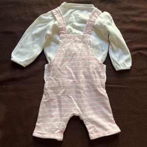 Pant T-shirt Set For 6-9 Months Baby Girl
