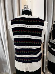 Floral Sweater Vest