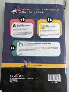 Class 10 Educart Final Revision Book.