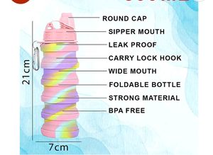 FunBlast Silicone Sipper Bottle for Kids Expandabl