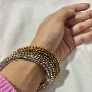 2 Pair Of Oxidized Bangles