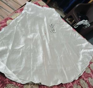 Satin Lahenga Silver Grey (Totly New) size Issues