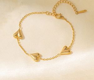 Gold-Plated Anti Tarnish Heart Themed Bracelet🎀🎀