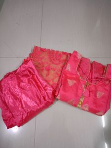 Chanderi Silk 3pc Suit