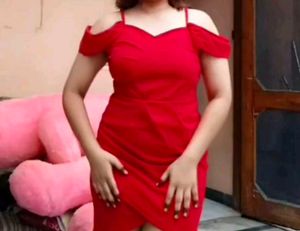 Red Off-Shoulder Dress
