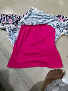 Crop Top Cold Shoulder