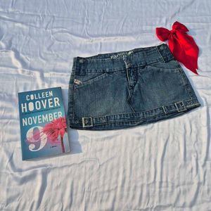 Y2K Micro Mini Denim Skirt