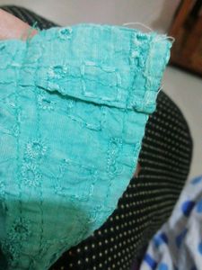 Blue Chikenkari Blouse