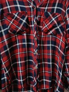 Red Check Shirt Women