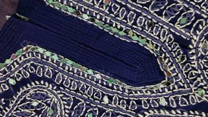 Elegant Blue Embroidered Kurti