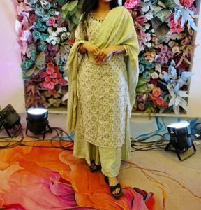 Green Kurta & plazo Set