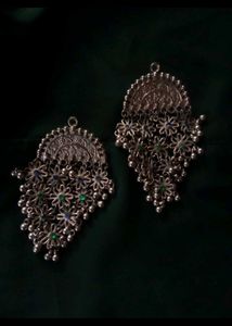 Dangling Silver Earrings