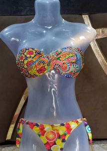 Tube Criss-cross Padded Bikini Set 👙