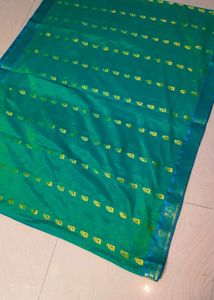 Beautiful Full Shining Pure Silk Saree