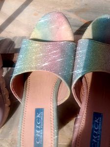 Unicorn 🦄 Shimmery Block Heels