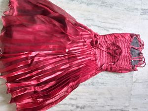 Party Wear Long Frock With Jacket ||look Like New || Only 2...or 3 Time Use