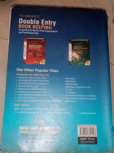 Data Entry, Double Entry Book Keeping  Accounting
