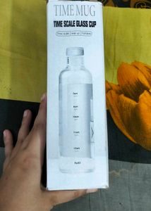 Glass Motivation Water Bottle 🍾