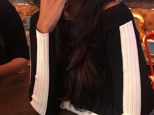 Stylish Black &amp; White Sleeve Top