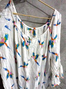 Beautiful Printed Soft  Crop Top