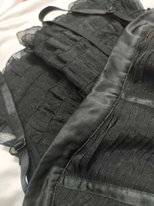 Black  Ruffle Dress
