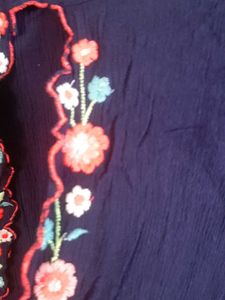 Nautinati Embroidered Frock For Girls