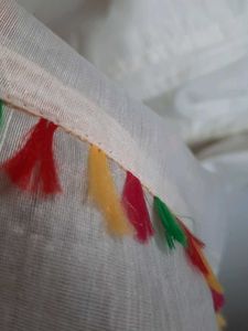 Embroidered White Kurti