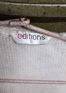 Ruffled Collar Cardigan