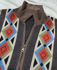 Men Vintage Sweater/ Jacket
