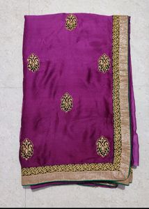 Sale✨Double Shaded Saree With Blouse