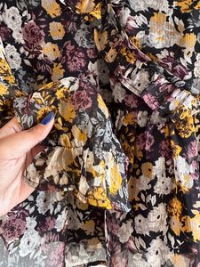 Only Deep Neck Peplum Top