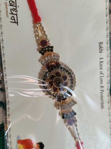 Heavy Diamond Work Rakhi