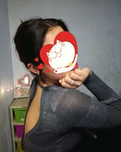 Sparkly Striped Long Sleeve Top