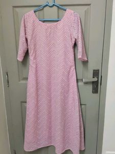 Stitched Chikankari Aline Top