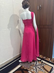 Elegant Red Ethnic Gown