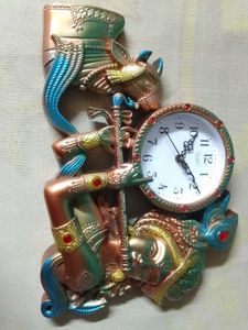 Krishna Playing Flute Wall Watch For Home Decor