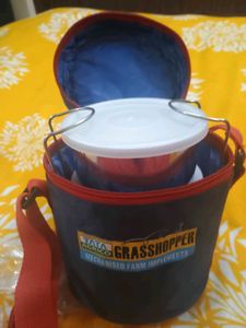 New Unused 3 Piece Air Tight Tiffin