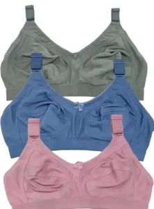 Comfortable Bras - 3 Pack, Non padded, Size - 36-B