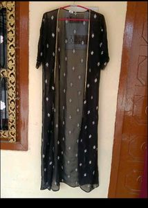 Beautiful 3 Piece Wedding Wear Black Dress