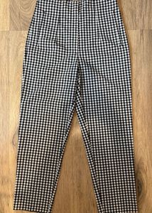 Zara Gingham Checkered Pants
