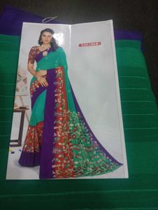 Elegant Floral Saree