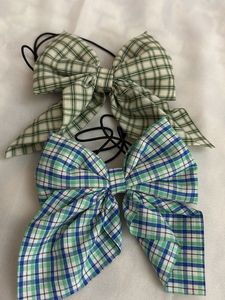 Plaid Hair Bows