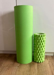 Yoga Mat + Foam Roller Set