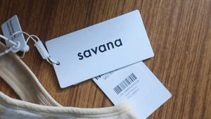 SAVANA CHEQUERED APRICOT CAMI TOP