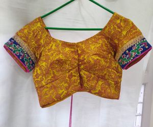 Mustard Pink Color Stitched Lehenga Choli Set