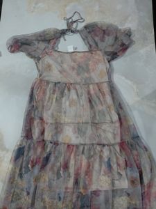 H&amp;M Beautiful  Floral Tiered Dress -