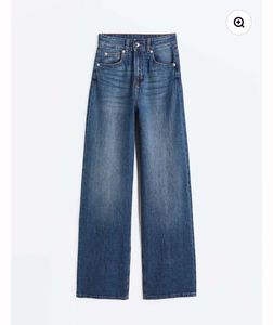 Wide Leg Denim Jeans