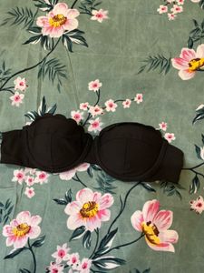 H&m Black Bandeau Bikini Top