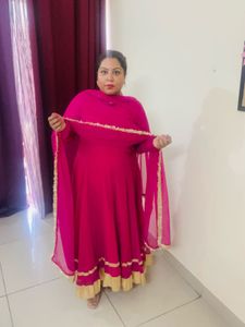 Pink Anarkali Suit